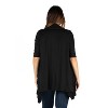 24seven Comfort Apparel Women's Plus Elbow Length Open Cardigan - 2 of 3