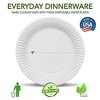 Stock Your Home 9-Inch Everyday Disposable Paper Plates Uncoated- White (300 Count) - 2 of 4