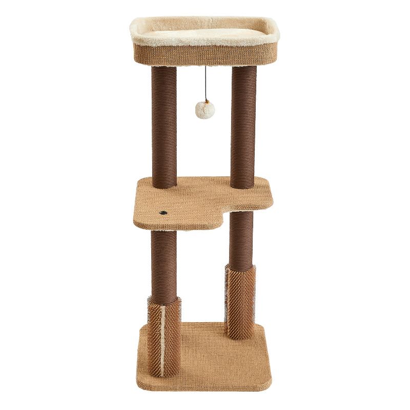 Two by Two Lansing - Beige Scratching Post Cat Furniture - 39.6 in. Tall, 3 of 16