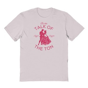 Rerun Island Women's Be The Talk Short Sleeve Oversized Graphic Cotton T-Shirt - 1 of 3