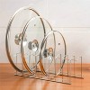 LunaLulinlk Pot Lid Organizer Pot Lid Rack Holder Suitable for Bakeware Dish Plate, Cutting Boards, Pots & Pans, Serving Trays,2 pack - 4 of 4
