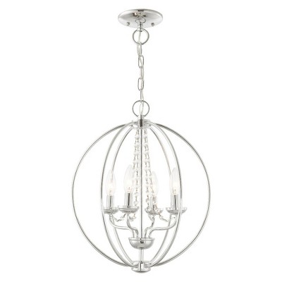 Livex Lighting Arabella 4 - Light Chandelier in  Polished Chrome