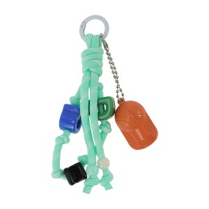 Unique Bargains Beaded Knotted Lanyard with Hat Handbag Charm 1 Pc - 1 of 4