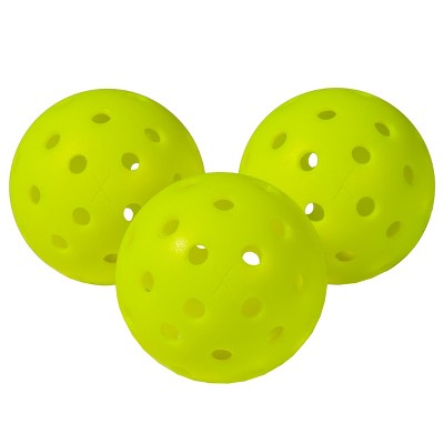 Franklin Sports Professional Pickle Balls 3pk - Optic Yellow