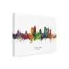 Trademark Fine Art Michael Tompsett 'Saint Paul Minnesota Skyline Named' Canvas Art - 2 of 4