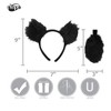 HalloweenCostumes.com    Ears Headband & Tail Kit Black Bear, Black - 4 of 4