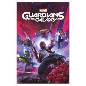 Trends International Marvel's Guardians of the Galaxy Video Game - Key Art Framed Wall Poster Prints - 1 of 4
