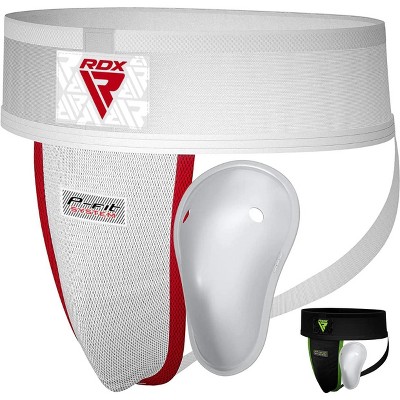 RDX Sports H1 Groin Guard Premium Quality Support With Gel Cup For Sparring, Martial Arts, Kickboxing, Taekwondo, Karate - Black - S