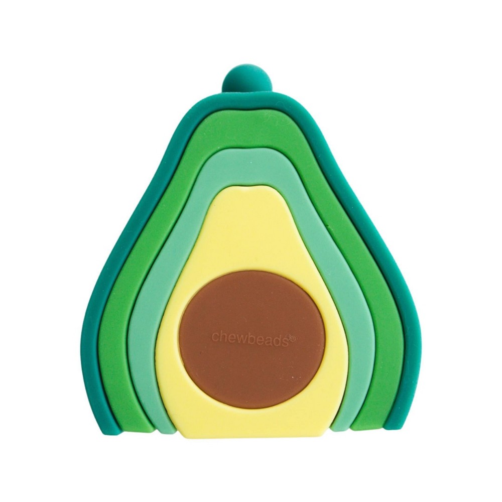 Photos - Bottle Teat / Pacifier Chewbeads Stacker Teether - Avocado