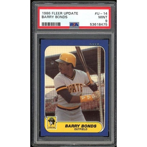 Barry Bonds Topps outlet 1986 Psa 9 @ 1987 Fleer Psa 9