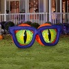 Gemmy Projection Airblown Inflatable Kaleidoscope Evil Eyes , 3 ft Tall, Black - 2 of 2