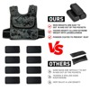 44 Lbs Adjustable Weighted Vest, Weighted Workout Vest with 19 Iron Weights, Strength Training Weight Vest for Man and Woman, Weighted Workout Vest - 3 of 4