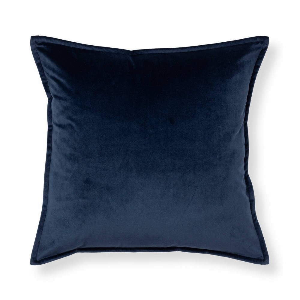 Photos - Pillow Brentwood Velvet Toss  Blue 