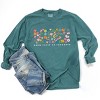Simply Sage Market Grow Positive Thoughts Floral Garment Dyed Long Sleeve - 3 of 4