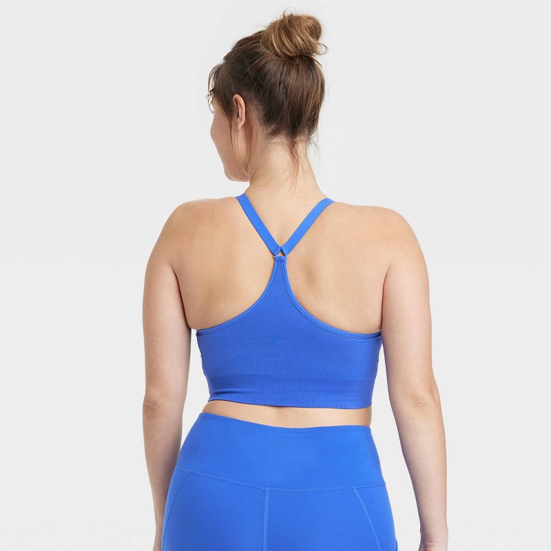 Women's Seamless Medium Support Cami  Sports Bra - All In Motion™, 5 of 7