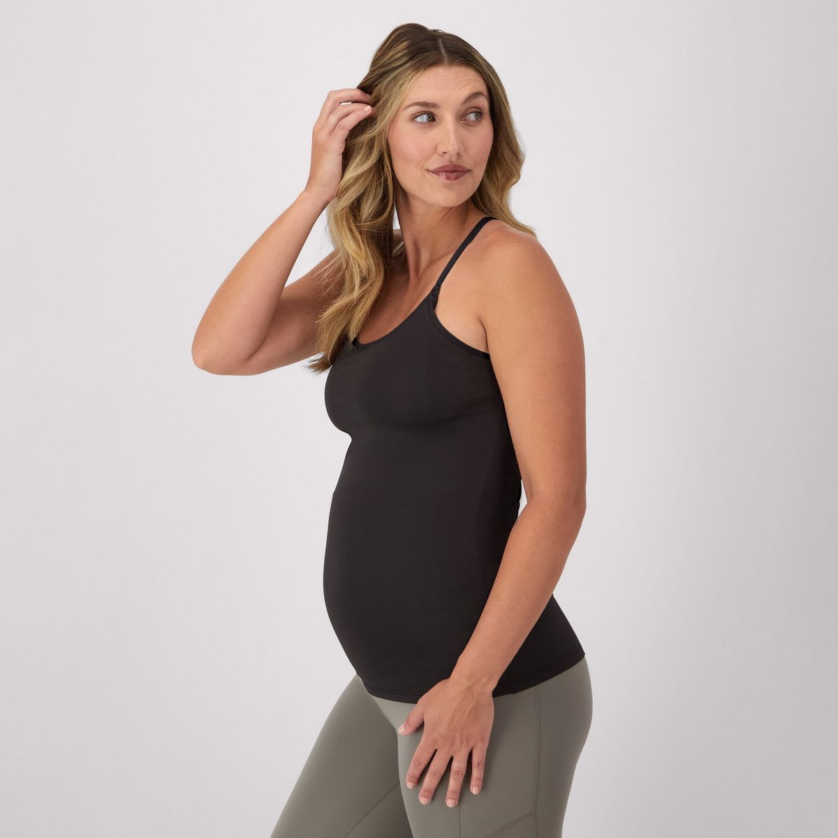 Hanes Maternity Women's Nursing Racerback Tank - thumbnail 8