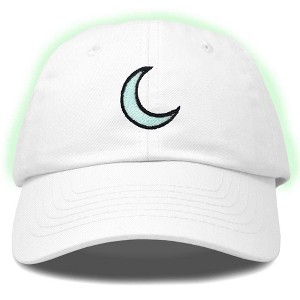 Dalix Moon Embroidered Crescent Astronomy Night Cotton Dad Hat Baseball Cap Adjustable Womens - 1 of 4