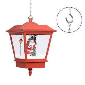 vidaXL Christmas Hanging Lamp Red PVC, metal Medium - 1 of 4