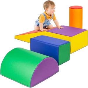 5-Piece Kids Climb & Crawl Soft Foam Block Activity Play Structures for Child Development - 1 of 1