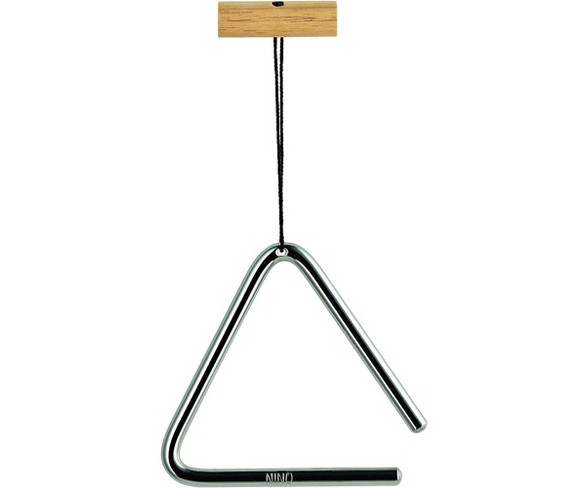 Nino Triangle with Beater Silver 4In