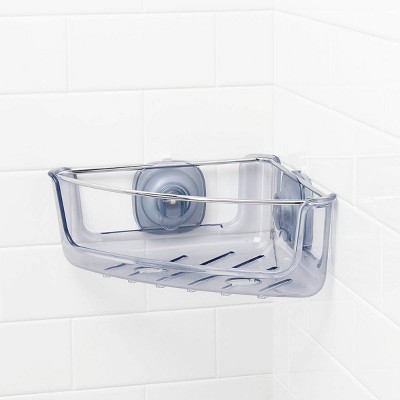 InterDesign Suction Corner Basket, Clear