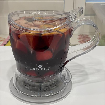 GROSCHE Aberdeen Tea Infuser Teapot & Smart Tea Maker - BPA-Free| Easy Brew  | Easy Clean Steeper | Loose Leaf Brewing - Stylish Design | 17.7 oz 