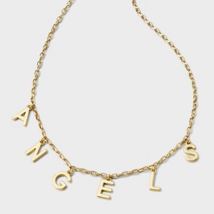 Bijoux Sport by Luv Aj MLB Gold Charm Letter Necklace - 1 of 4