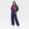 Women's 78 Graphic Pants - Blue - 3 of 3