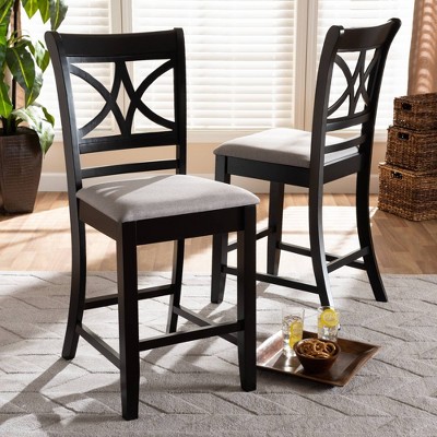 Set of 2 Chandler Pub Chair - Baxton Studio