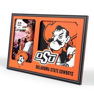NCAA Oklahoma State Cowboys Logo 4" x 6" Picture Frame: MDF Tabletop Display - 1 of 4