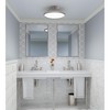 Quoizel Lighting Outskirts 1 - Light Semi-Flush Mount in  Brushed Nickel - 2 of 4
