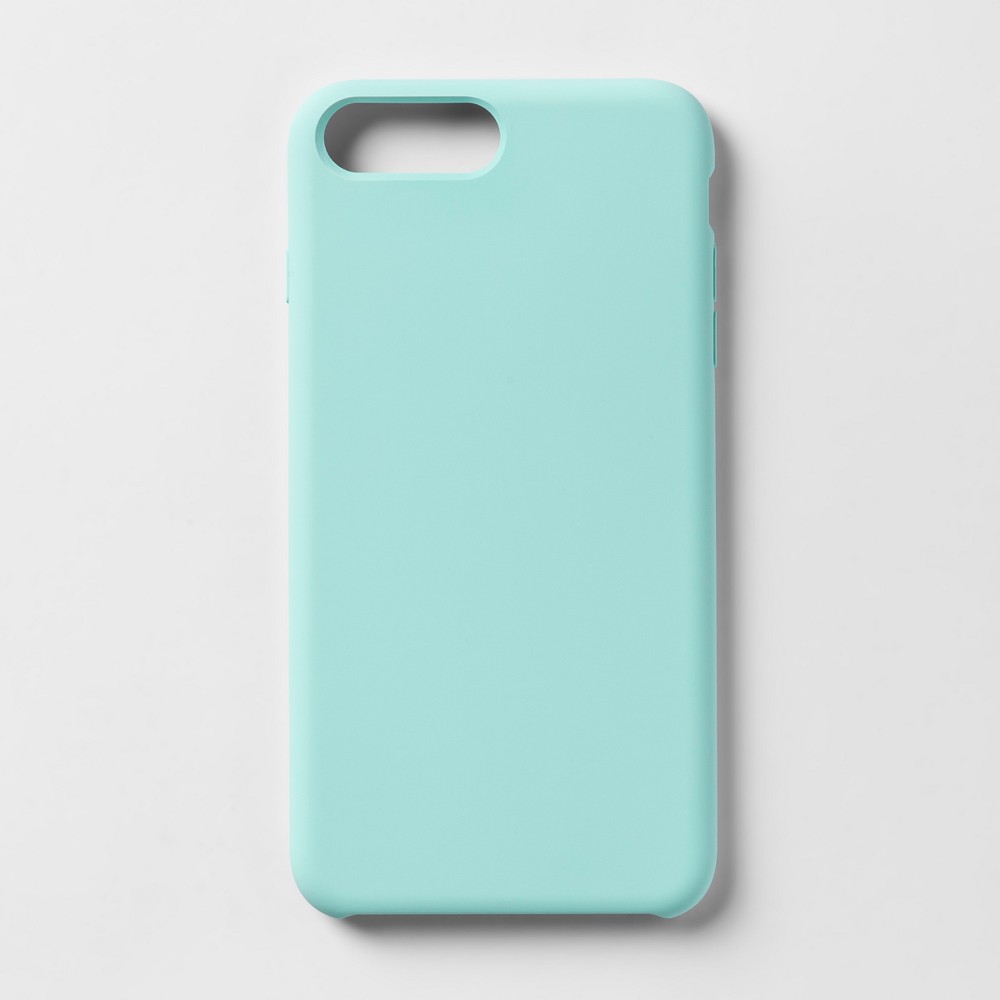 heyday Apple iPhone 8 Plus/7 Plus/6s Plus/6 Plus Silicone Case - Teal (Blue)