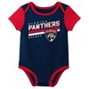 NHL Florida Panthers Infant Boys' 3pk Bodysuit - 4 of 4