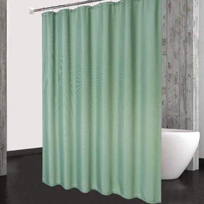 Shower Curtain, Hotel Quality Waffle Weave Textured Fabric Shower Curtains for Bathroom Washable