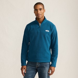 Lands' End Men's Anyweather Fleece Quarter Zip Pullover - 1 of 4