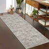 Washable Rugs for Living Room Modern Distressed Bedroom Rug Soft Large Area Rug Non Slip Throw Rugs Low Pile Stain Resistant Carpet for Dining Room - 4 of 4