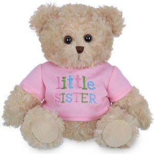 Bearington Little Sister Teddy Bear for Girls, 12 Inch Teddy Bear Stuffed Animal - 1 of 4