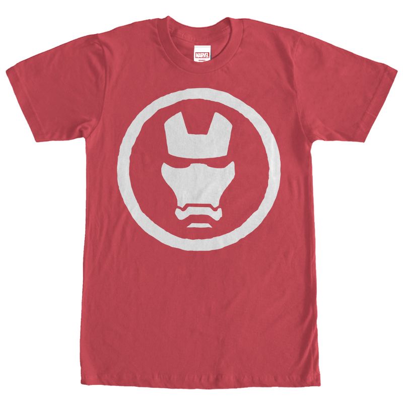 Men's Marvel Iron Man Mask T-Shirt, 1 of 5
