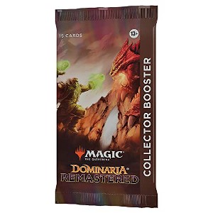 Magic The Gathering Magic: The Gathering Dominaria Remastered Collector Booster Pack | 15 Magic Cards - 1 of 4