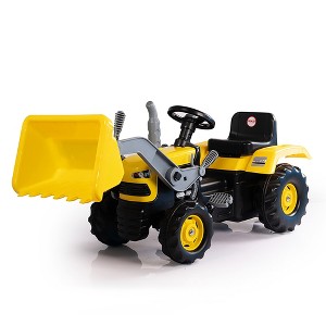 DOLU Kids Pedal Tractor and Excavator Ride On Toy with Adjusting Seat, Ages 3+ - 1 of 4
