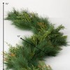 Sullivans Artificial 6 ft. Mixed Pine & Juniper Garland, Green - 3 of 3