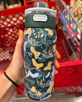 Stainless Steel 14oz Beverage Bottle Dino Camo - Cat & Jack™ : Target