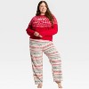 Women's "Snow Days" Fair Isle Holiday Matching Family Sweater - Wondershop™ Red - 3 of 4