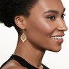 Ross-Simons Italian 14kt Yellow Gold Openwork Floral Lace Teardrop Earrings - 2 of 3