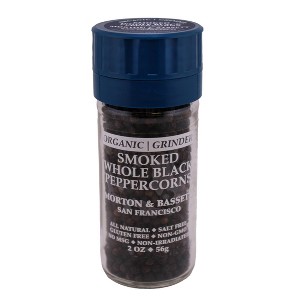 Morton & Bassett Spices Grinder Whole Black Peppercorns - 2.1oz - 1 of 2