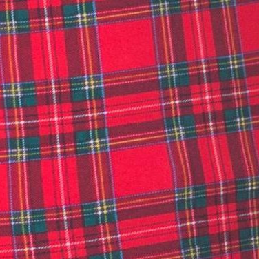 red plaid