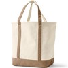 Lands' End Open Top Canvas Tote Bag - 4 of 4