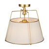 Artcraft Lighting Pullman 3 - Light Semi-Flush Mount in  Brass - 4 of 4