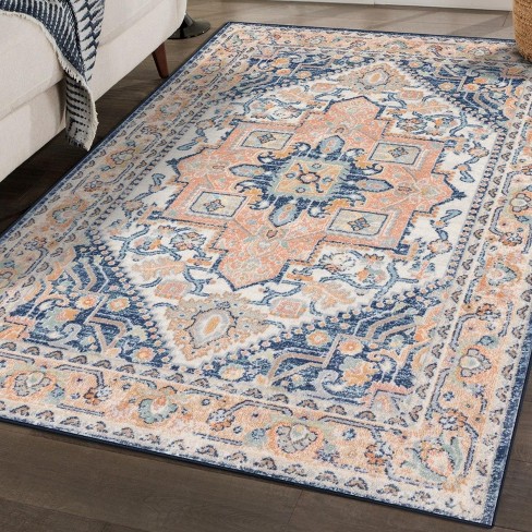 SAFAVIEH Monaco Lillie Boho Medallion Distressed Area Rug - Bed Bath