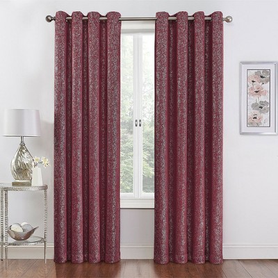 GoodGram 2 Pack Hotel Thermal Grommet 100% Blackout Window Curtain Panels